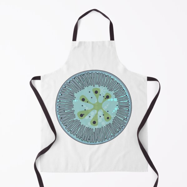 Item preview, Diatom - Lindavia ocellata (green, artwork) designed and sold by DiatomsATTACK.