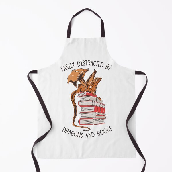 Item preview, Easily Distracted By Dragons And Books designed and sold by OnepixArt.