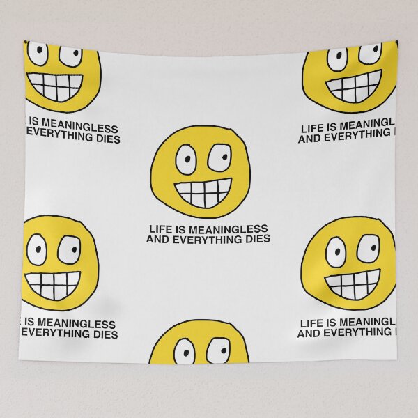 Item preview, life is meaningless  designed and sold by maddylovesolive.