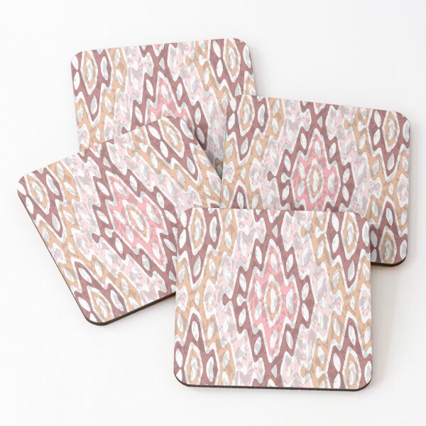 Item preview, Pebbled Diamond Motif Pattern - Warm Sienna designed and sold by TextileInstinct.
