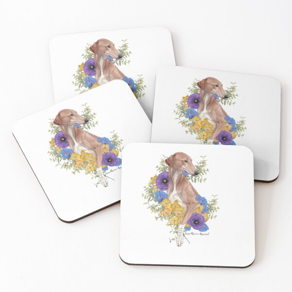 Item preview, Cream Azawakh Floral designed and sold by SinnAkerri.