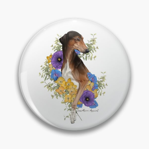 Item preview, Grizzle Azawakh Floral designed and sold by SinnAkerri.