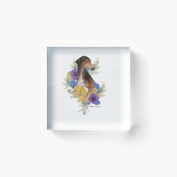 Item preview, Grizzle Azawakh Floral designed and sold by SinnAkerri.