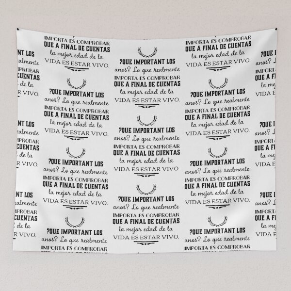 Item preview, Que important los anos? designed and sold by Elena's Shop.