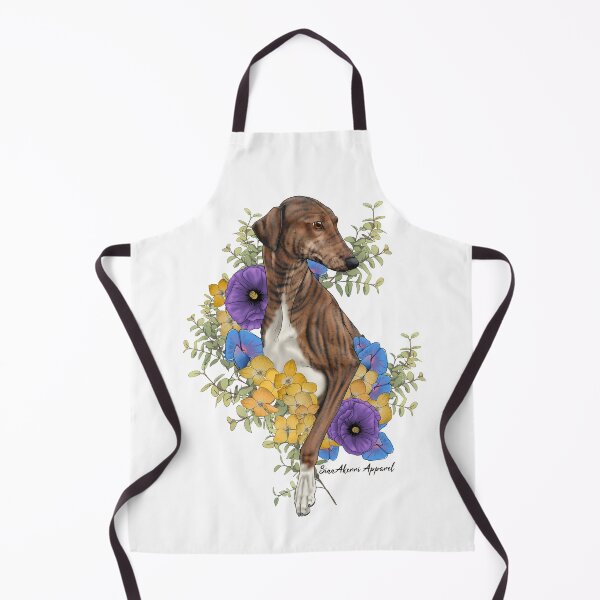 Item preview, Red Brindle Azawakh Floral designed and sold by SinnAkerri.
