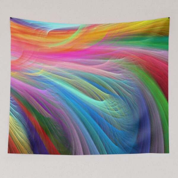 Item preview, Super Colourful Intersteller Lights Print designed and sold by RocketshSD.
