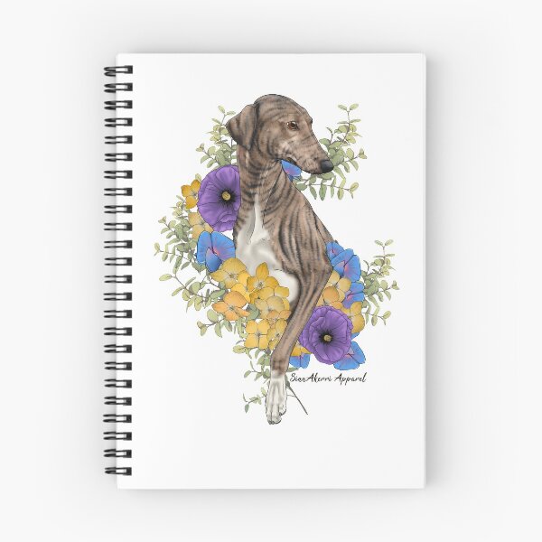 Item preview, Cream Brindle Azawakh Floral designed and sold by SinnAkerri.
