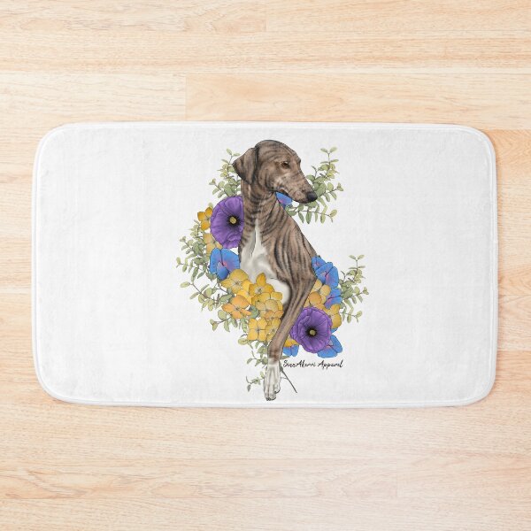 Item preview, Cream Brindle Azawakh Floral designed and sold by SinnAkerri.