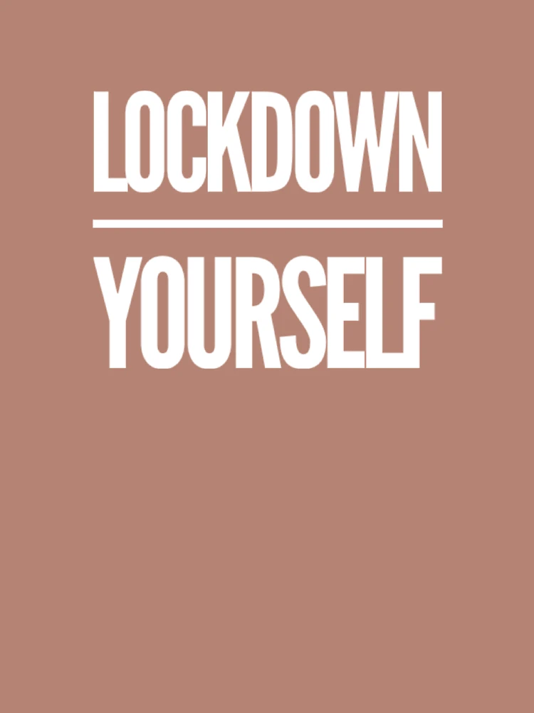 Thumbnail 4 of 4, Boxy T-Shirt, Lockdown Yourself designed and sold by Jon Raso.