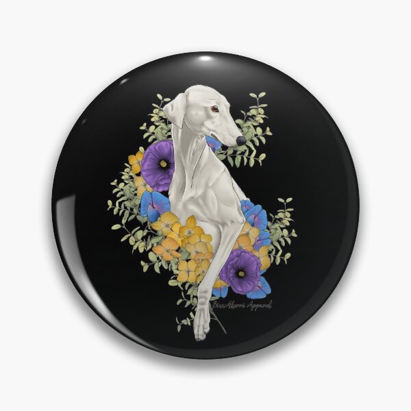 Item preview, White Azawakh Floral designed and sold by SinnAkerri.
