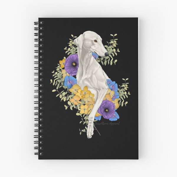 Item preview, White Azawakh Floral designed and sold by SinnAkerri.