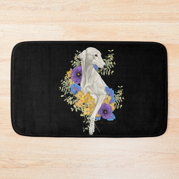 Item preview, White Azawakh Floral designed and sold by SinnAkerri.