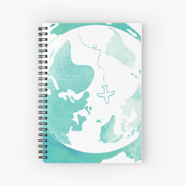 Around the world Spiral Notebook