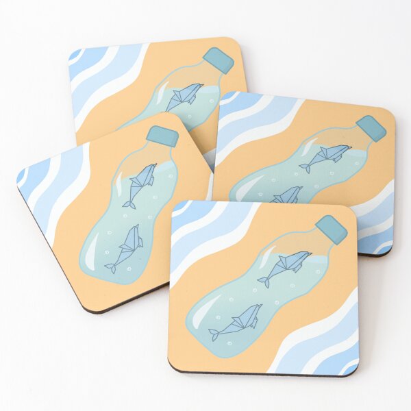 Item preview, Origami Dolphins in Water Bottle designed and sold by rgrtmarionette.