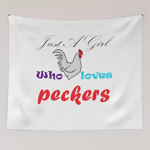 Item preview, just a girl who loves peckers chicken t-shirt designed and sold by Shop us .
