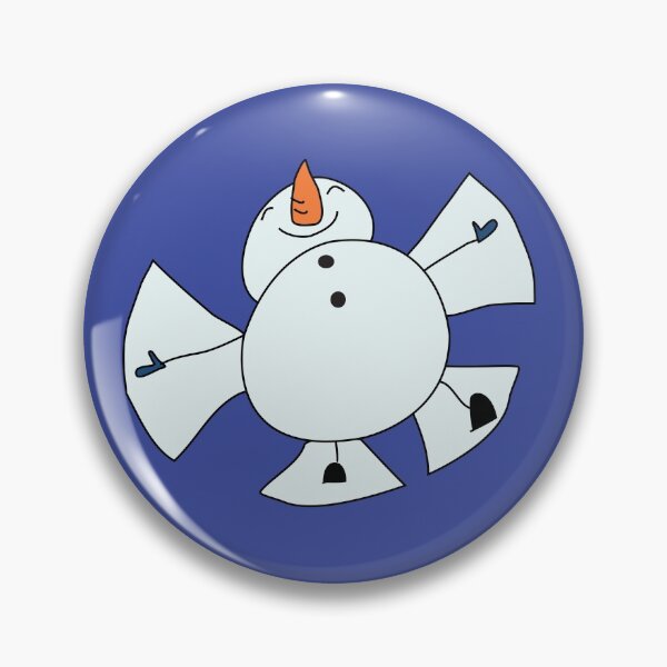 Item preview, Snowman snow angels designed and sold by Meg M Studio.