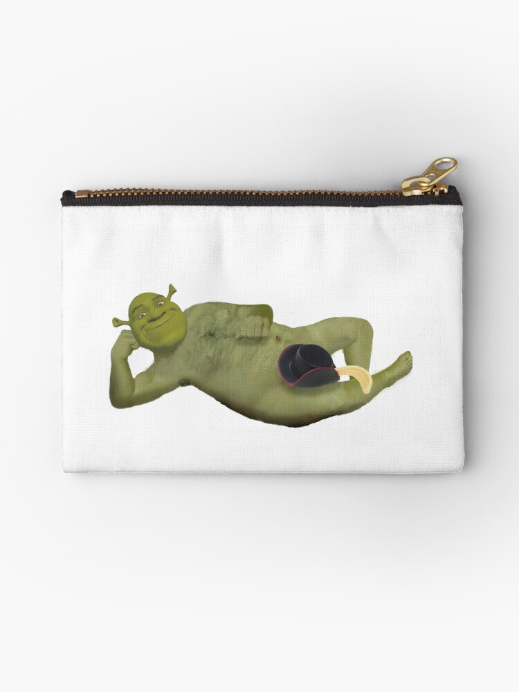 Shrek face meme | Zipper Pouch