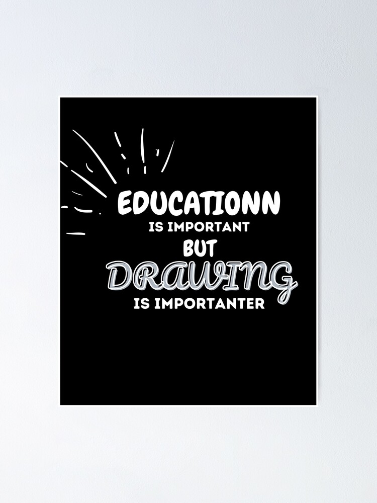 importance of education drawings/posters - Brainly.in