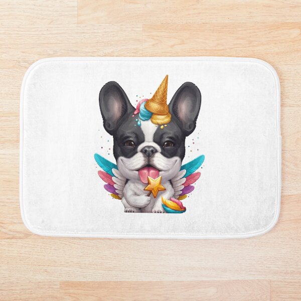 Item preview, Brindle Pied French Bulldog Ice Cream Unicorn designed and sold by anmlz.