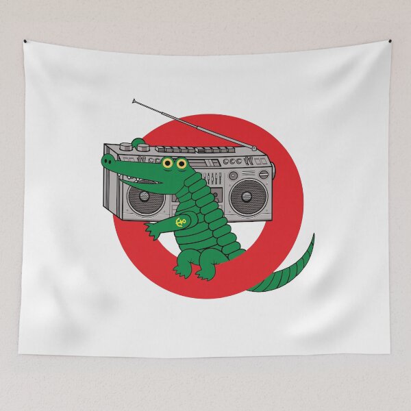 Artikelvorschau, BOOMBOX GATOR - Ghetto Blaster Croc entworfen und verkauft von baschz.