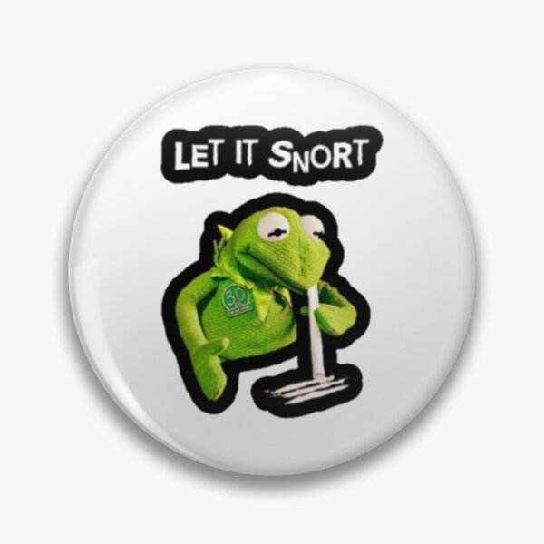 Item preview, Let It Snort Kermit The Frog designed and sold by Merch Blender.