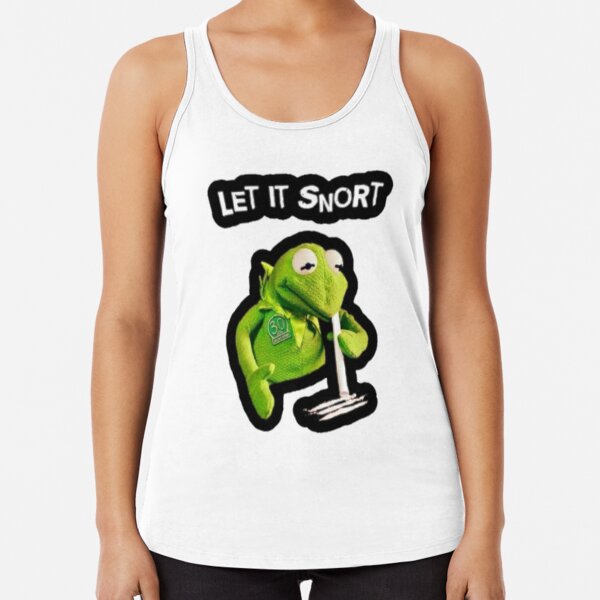 Item preview, Let It Snort Kermit The Frog designed and sold by Merch Blender.