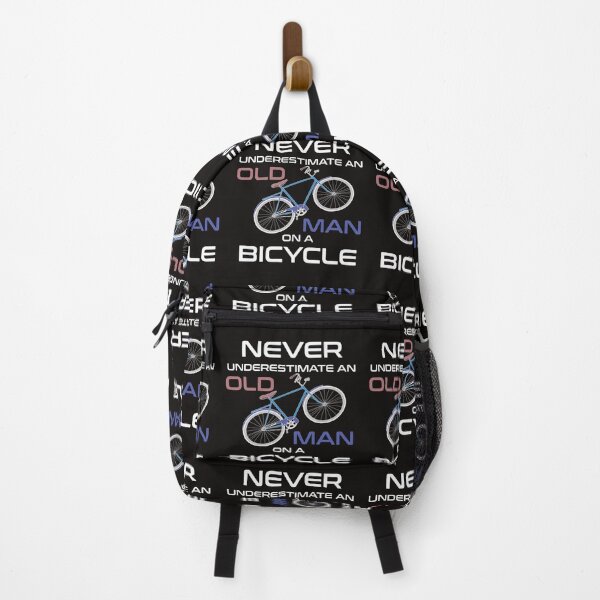 Item preview, Never Underestimate An Old Man On A Bicycle designed and sold by manardesign.