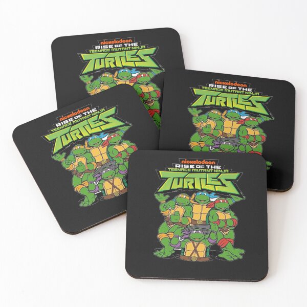 retro ninja turtles Coasters (Set of 4)