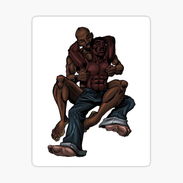 Bare back Boo Sticker