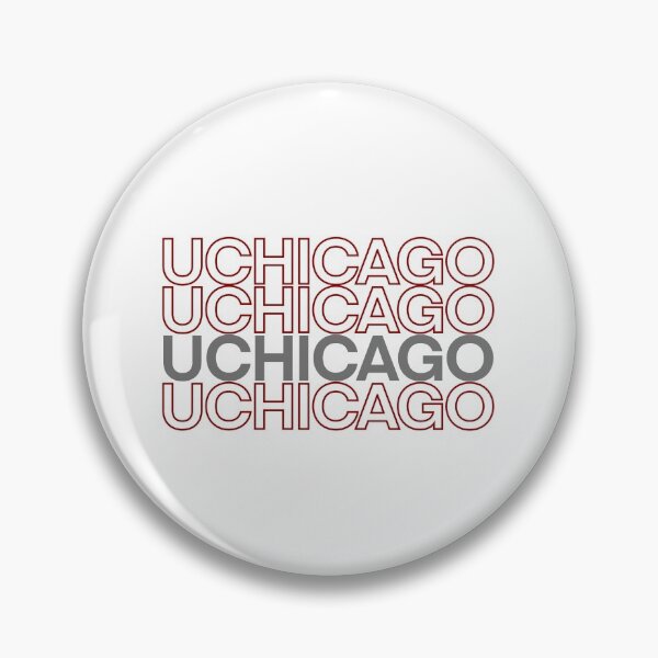 Item preview, UChicago Maroon & Grey Stacked designed and sold by heyitsjelly.