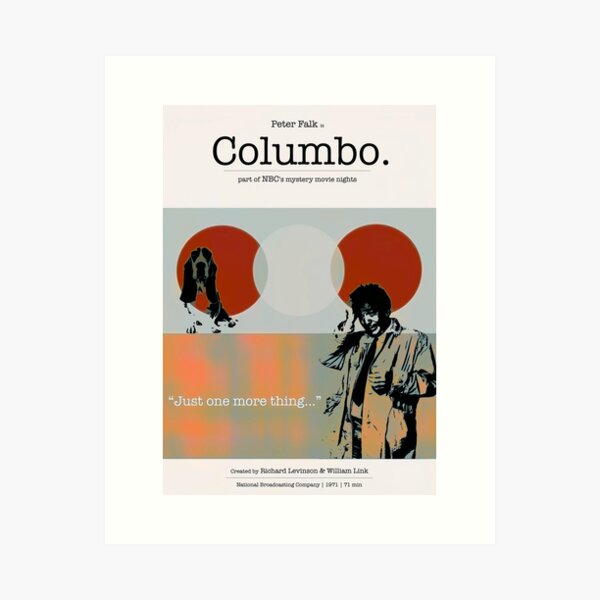 Item preview, Columbo Poster starring Peter Falk designed and sold by JFkearns.