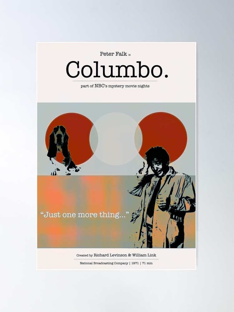  Columbo Poster Peter Falk #01B 11x17 Master Print