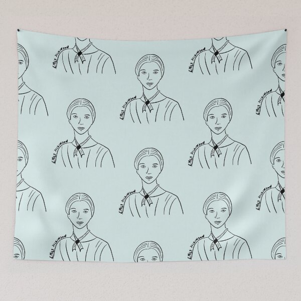 Item preview, Emily Dickinson  Line Art designed and sold by iliketeas.