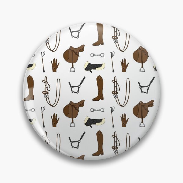 Item preview, Seamless equestrian horse equipment pattern designed and sold by Svetsol.
