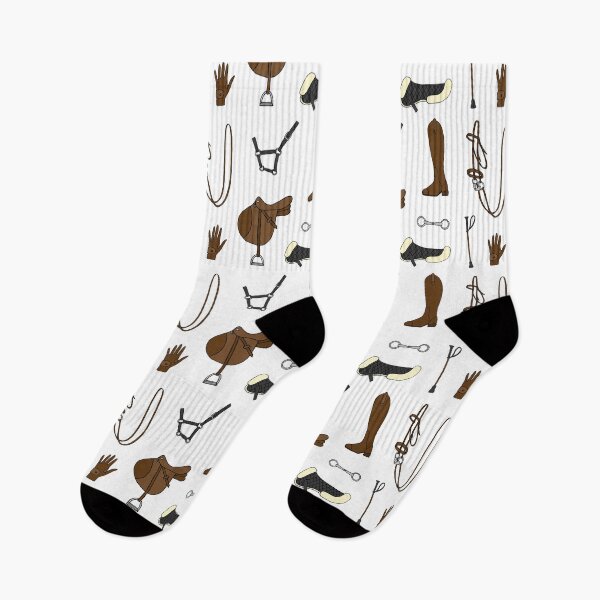 Item preview, Seamless equestrian horse equipment pattern designed and sold by Svetsol.