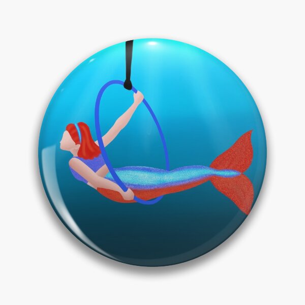 Item preview, Neon Tetra Mermaid Aerial Hoop designed and sold by VibrantFlight.