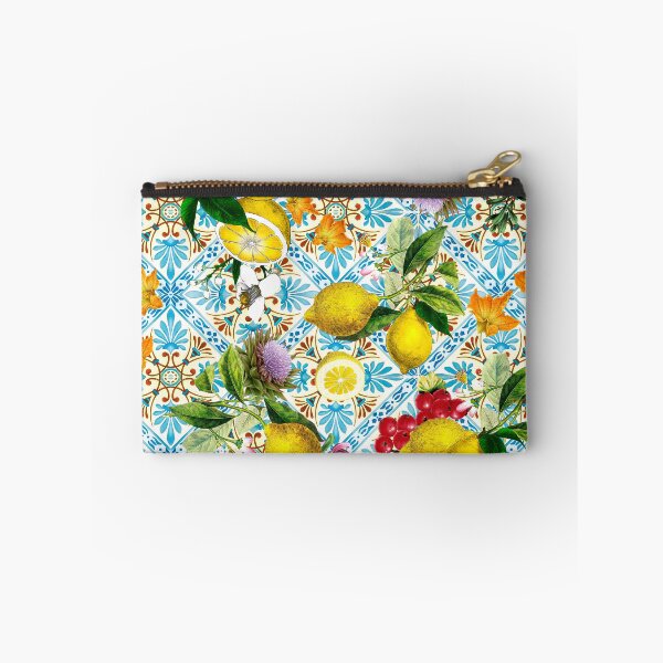 Item preview, Sicilian lemons and romantic tiles cottagecore aesthetic designed and sold by PG Illustration.