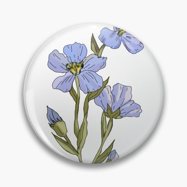 Item preview, Flax Wildflower designed and sold by aracelisechrist.