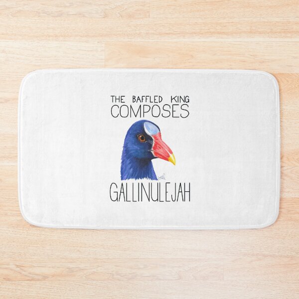 Item preview, Gallinuleyah (Purple Gallinule) designed and sold by LauraWolfArtist.
