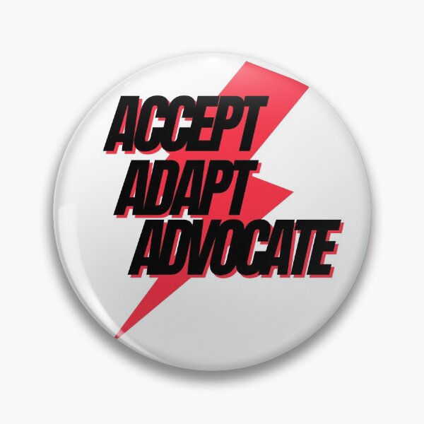 Item preview, Accept Adapt Advocate Motivational Quotes About Change designed and sold by wodra.