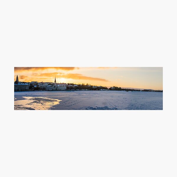 Reykjavik Sunrise Photographic Print