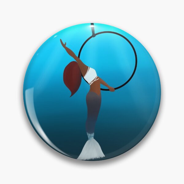 Item preview, Tuxedo Guppy Mermaid Aerial Hoop designed and sold by VibrantFlight.