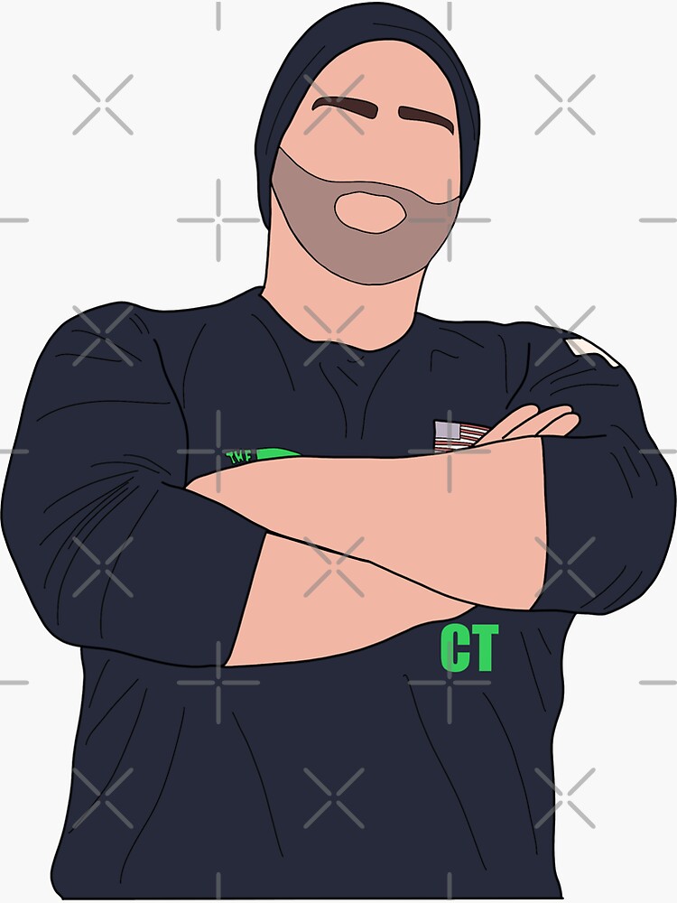 Thumbnail 3 of 3, Sticker, Chris 'CT' Tamburello designed and sold by christinaserna.