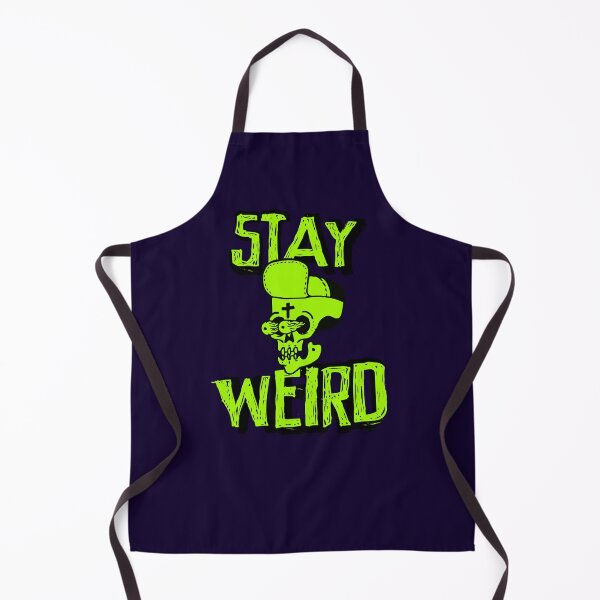 Item preview, Crazy Stay Weird Skull Illustration designed and sold by RAWWR.