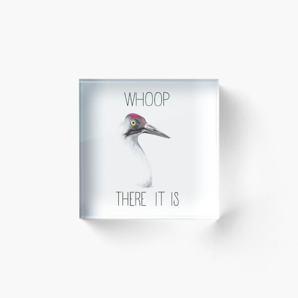 Item preview, Whoop There It Is (Whooping Crane) designed and sold by LauraWolfArtist.