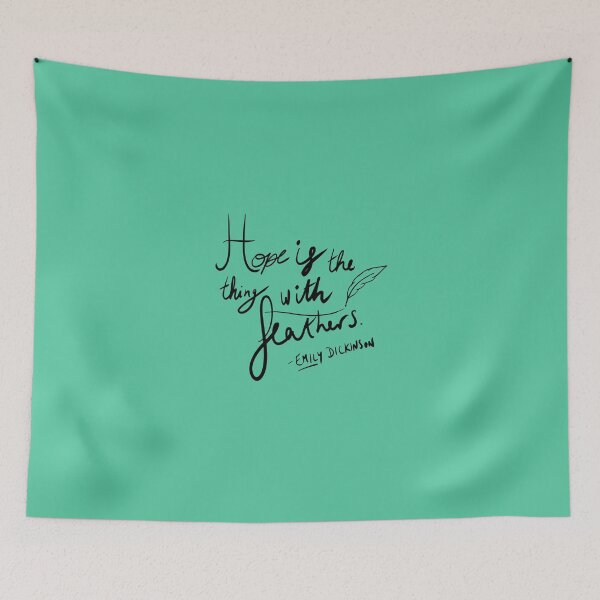Item preview, Hope is the thing with feathers Emily Dickinson  designed and sold by iliketeas.