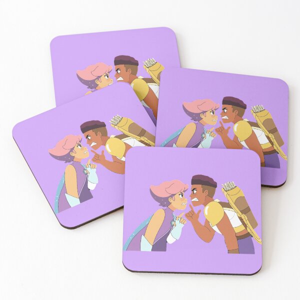 Item preview, She-Ra - Bow and Glimmer Fighting (She-Ra and the Princesses of Power) sticker designed and sold by ConnorsCrafts.