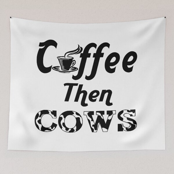 Item preview, Coffee then cows designed and sold by CreacionsMeraki.