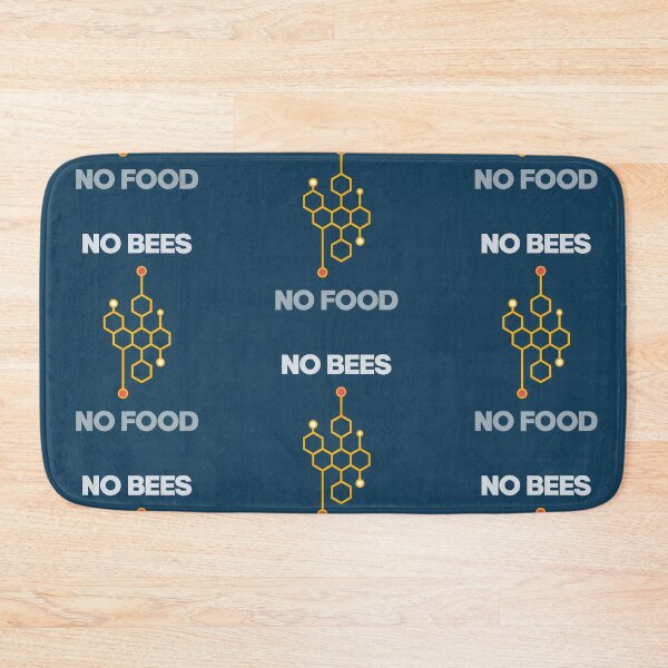 Item preview, No Bees, No Food designed and sold by PrairieGrouse.