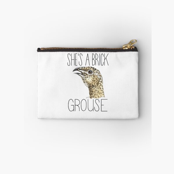 Item preview, She's a Brick Grouse (Greater Sage Grouse) designed and sold by LauraWolfArtist.